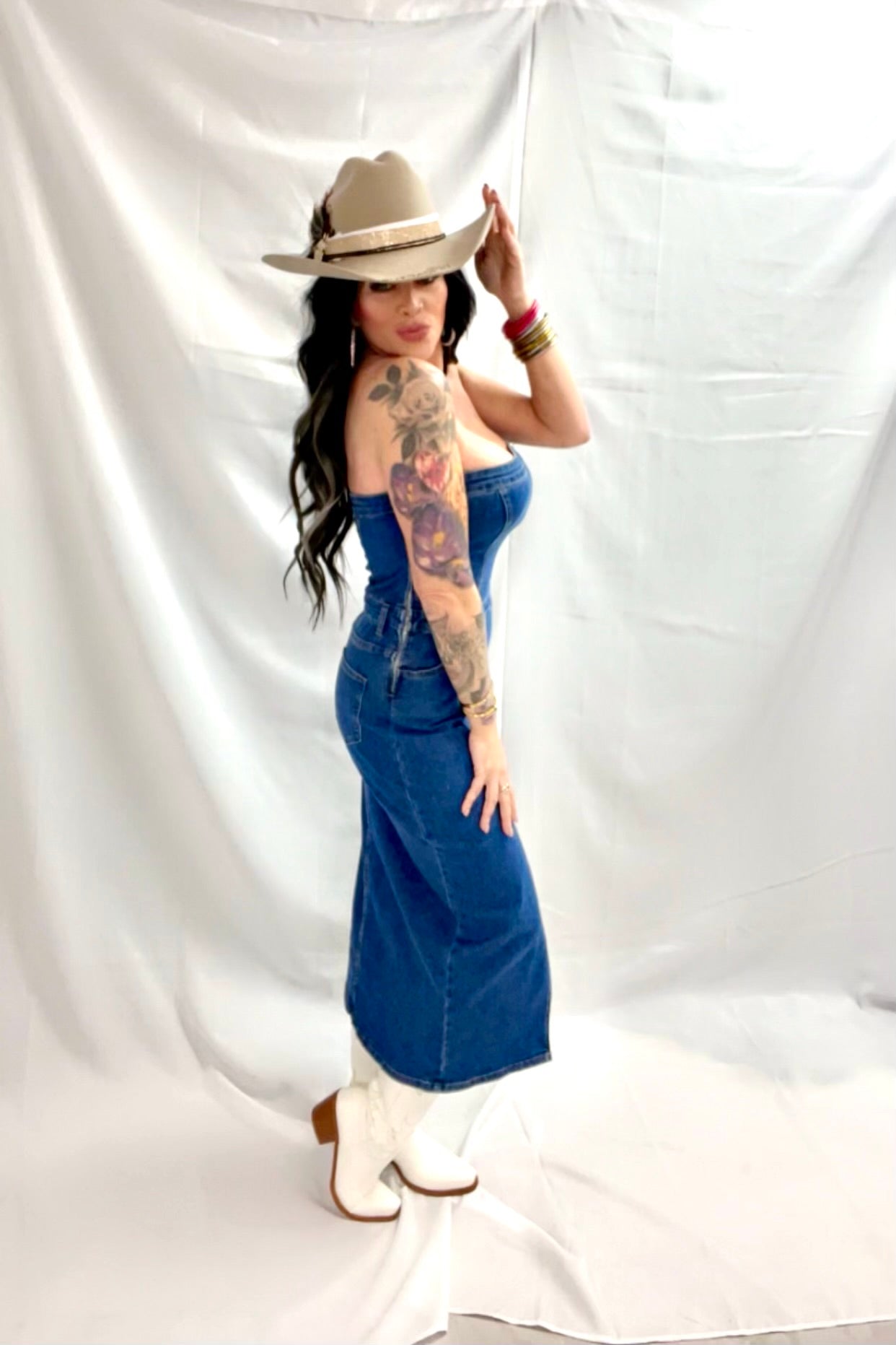 Dark Blue Denim Dress