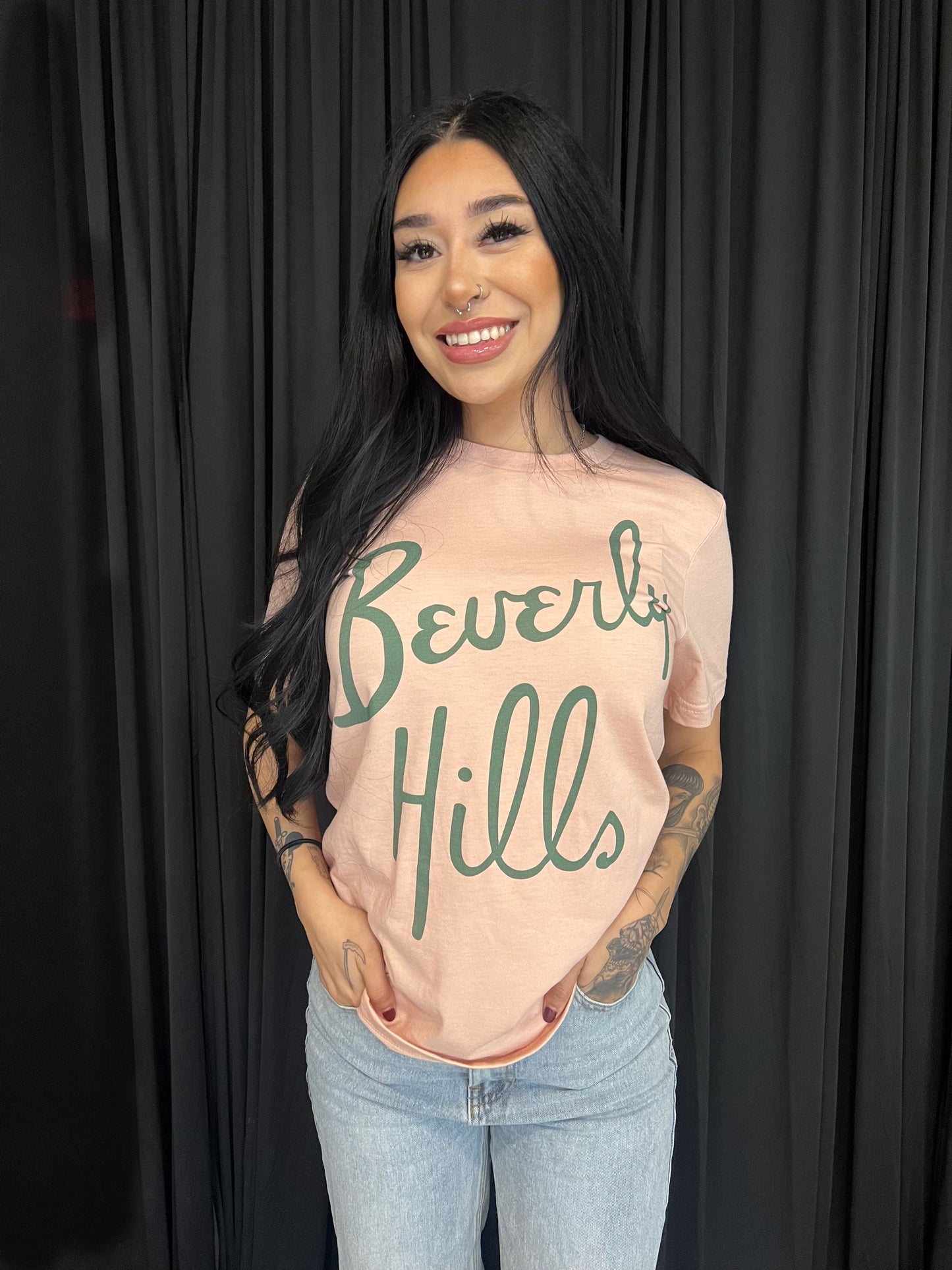 Beverly Hills Peach Tee