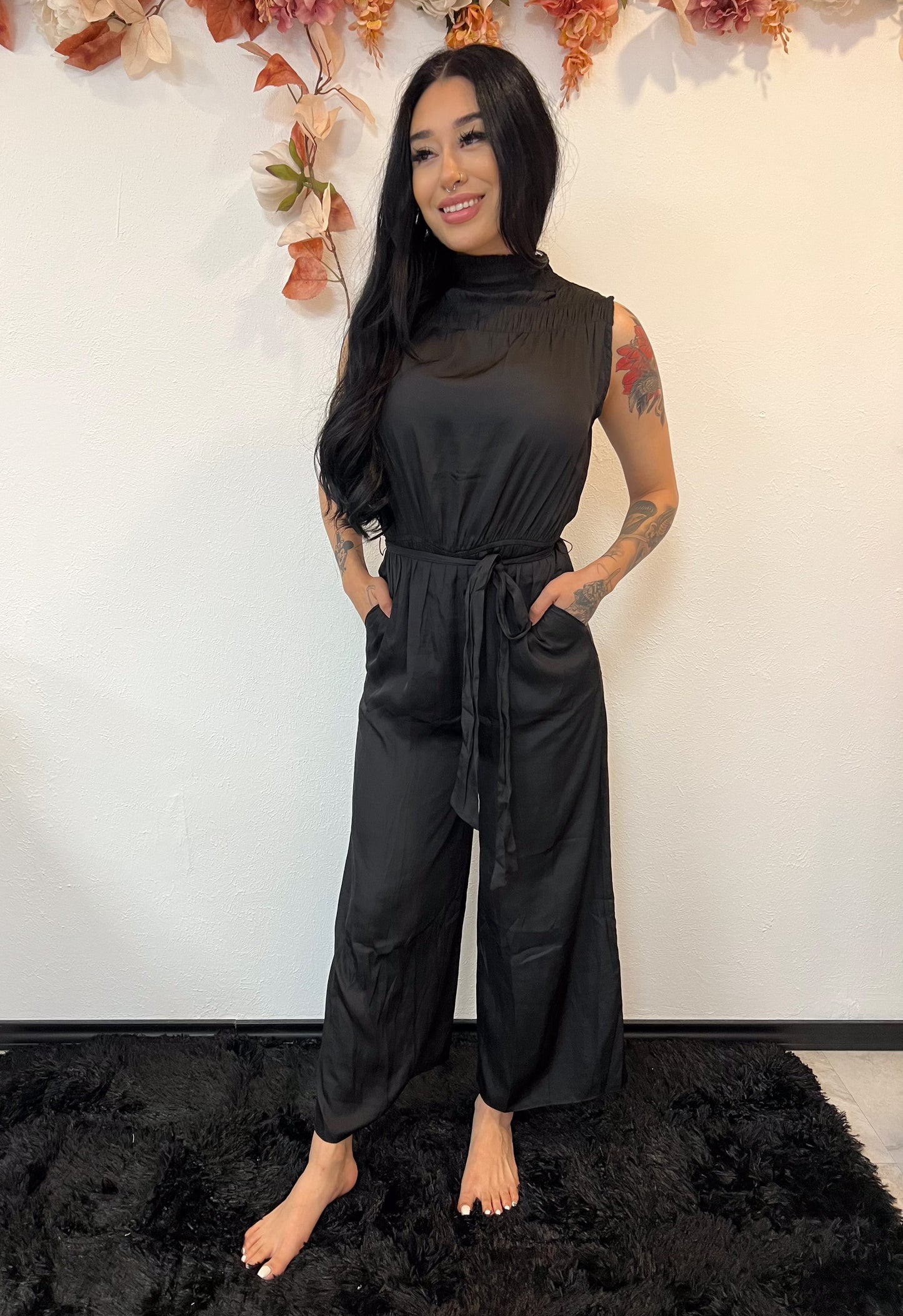 Black Tube Romper