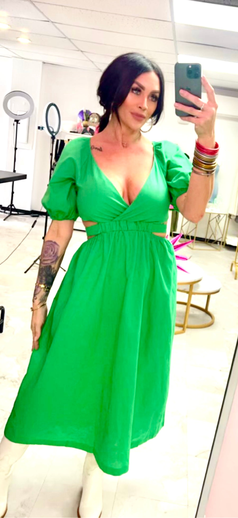 Kelly Green Long Dress