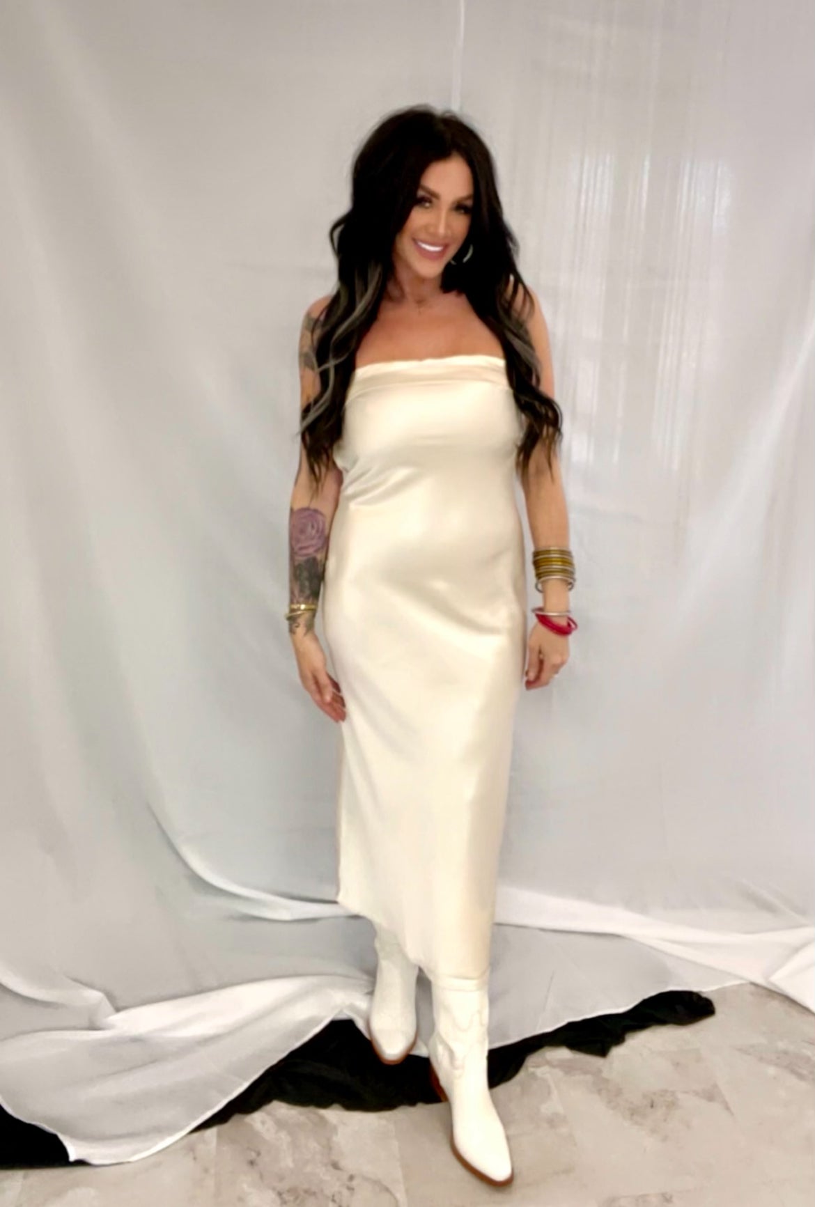 White Long Dress