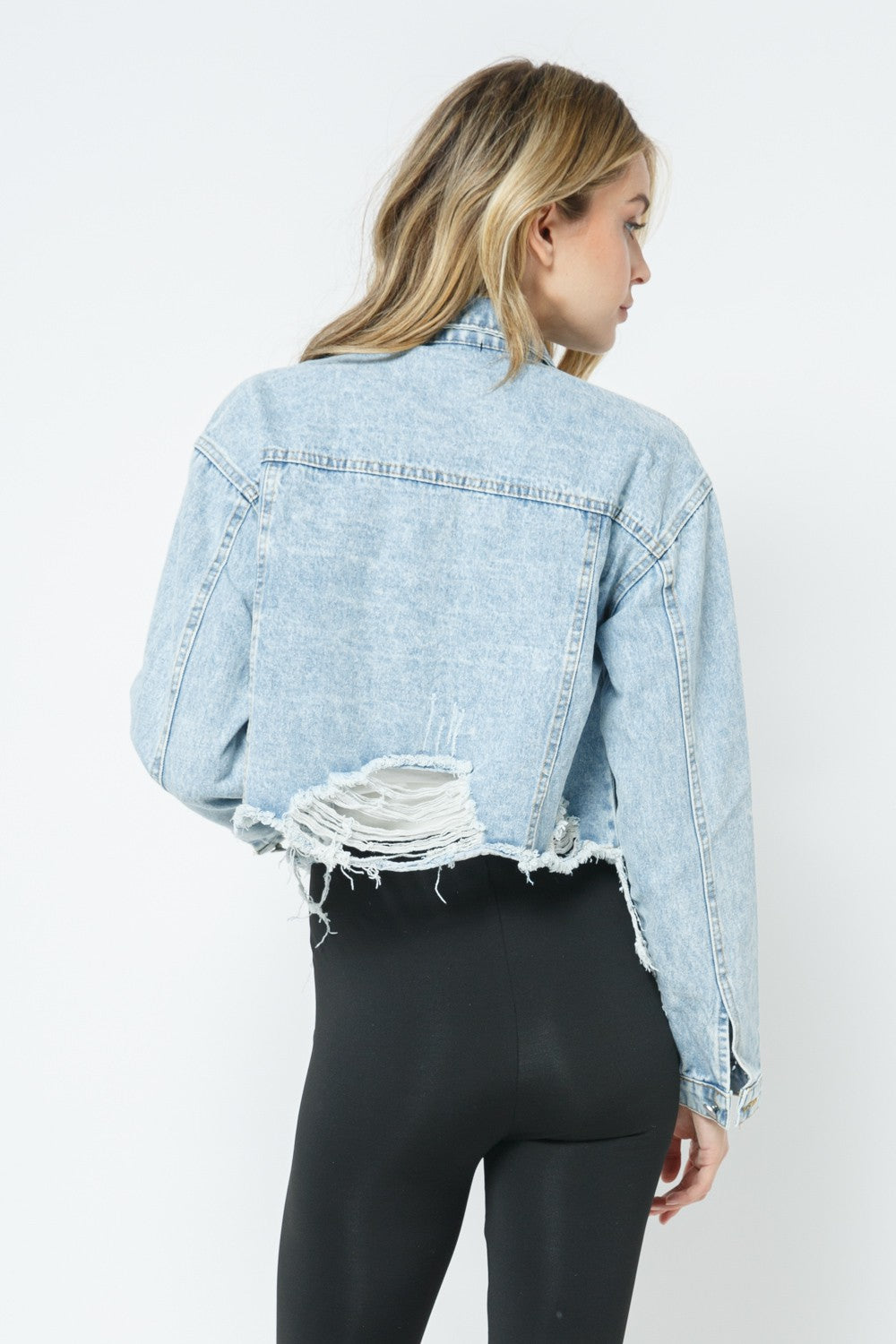 Ripped Denim Jacket
