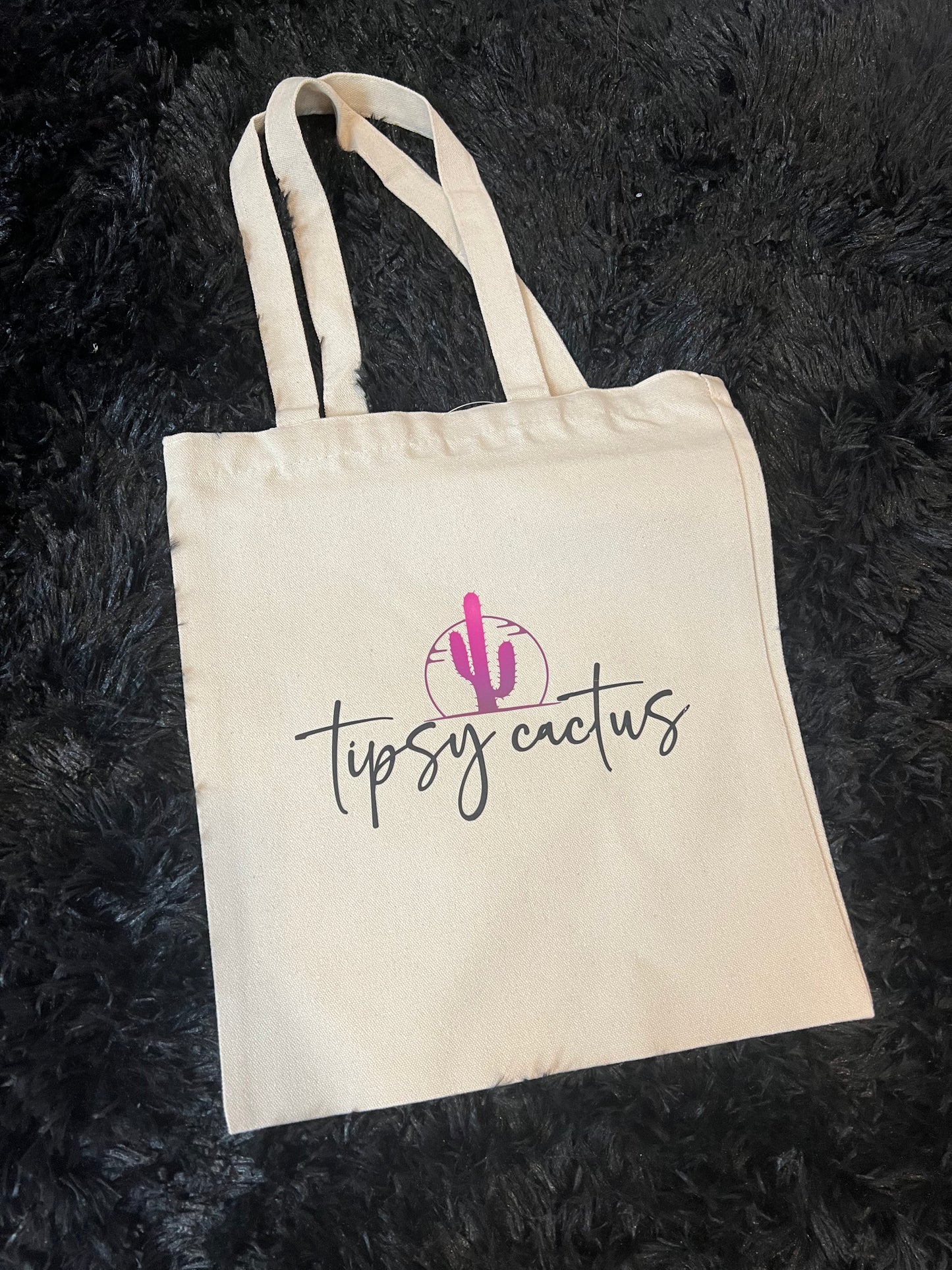 Tipsy Cactus Tote Bag