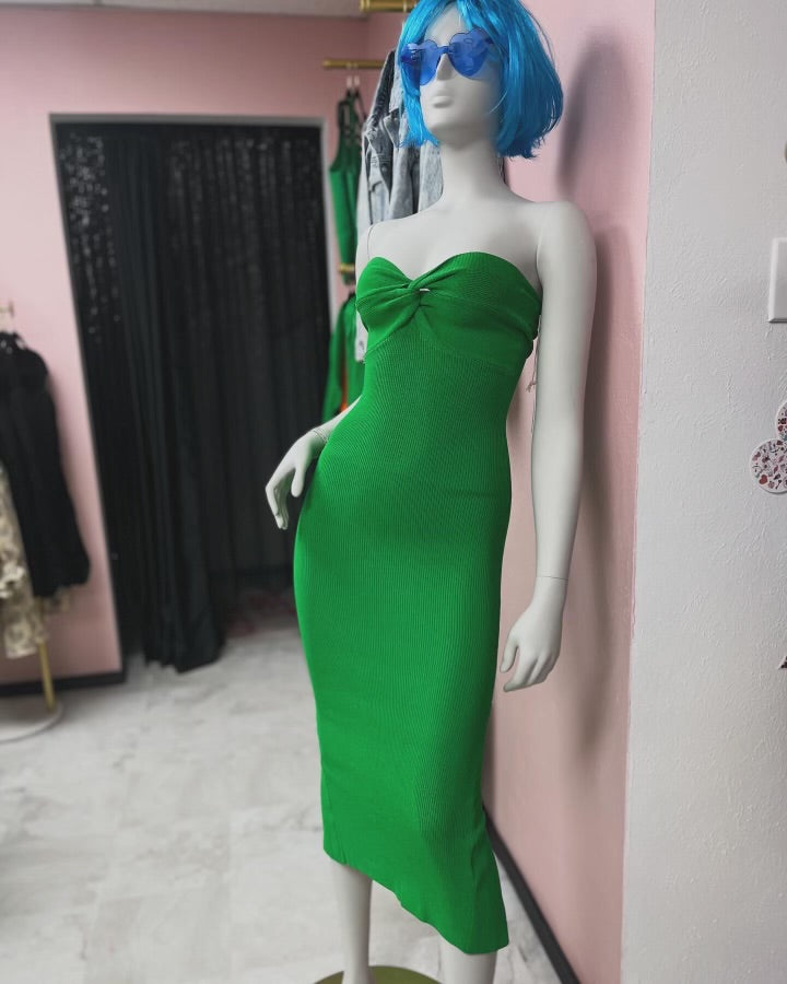 Kelly Green Maxi Dress